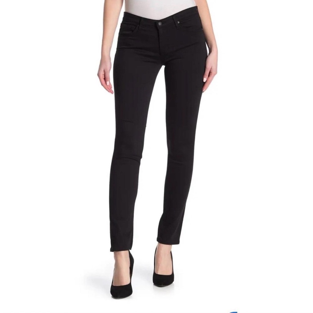 Adriano Goldschmied The Stilt Cigarette Leg Black Jeans Size 32